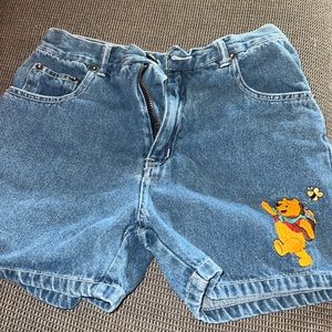 Pooh denim shorts